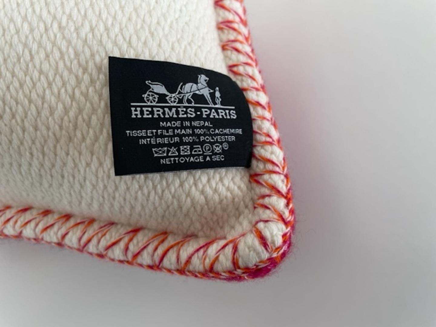 Modern H Dye Pillow by Hermès