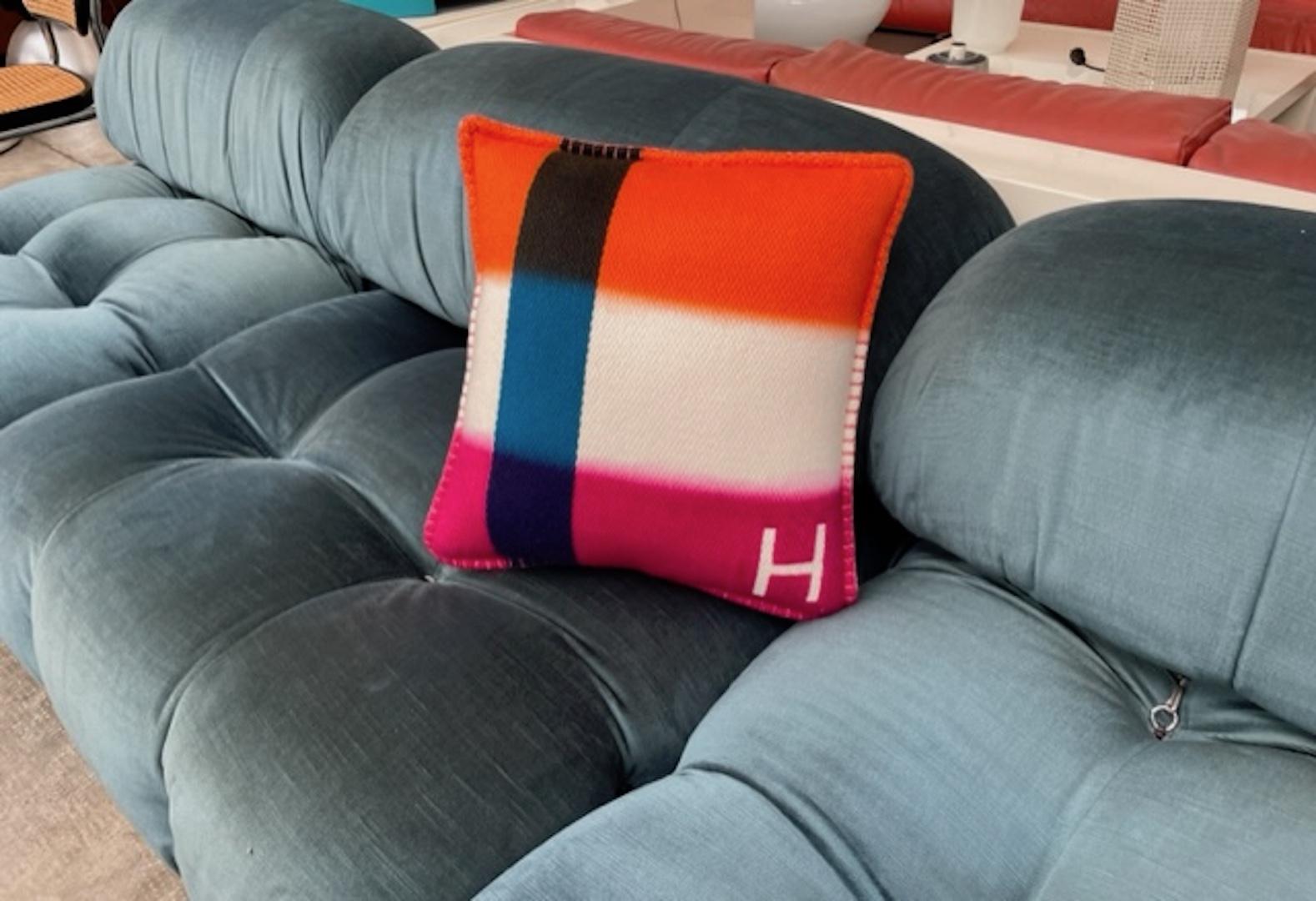 French H Dye Pillow by Hermès
