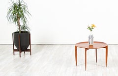 H. Engholm & Svend Åge Willumsen Folding Tray Table for Fritz Hansen
