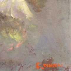 'Still Life of Flowers, Parchment and Rose', Huntington Beach Art League, Hawaii