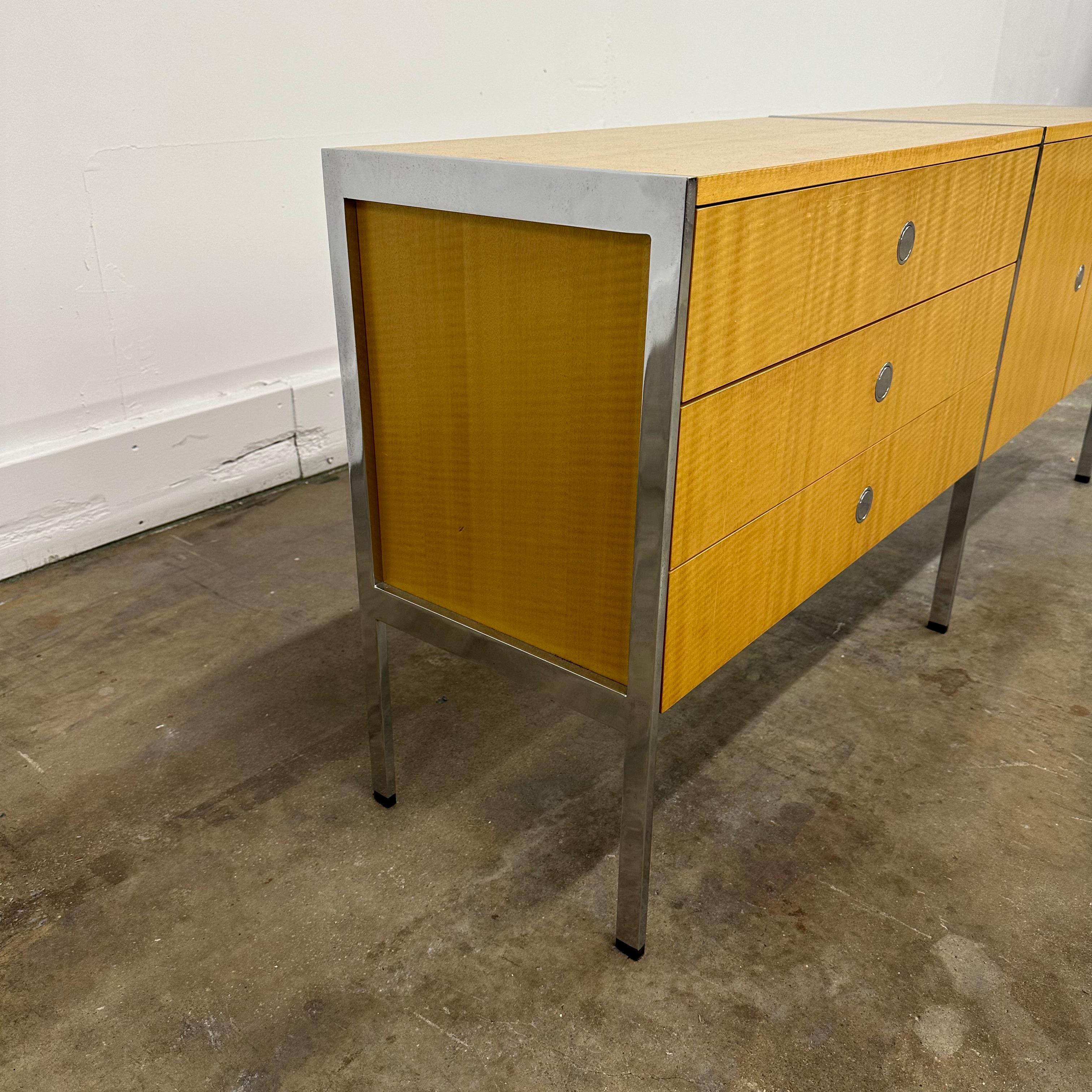Contemporary H Frame Storage Cabinet by Ward Bennett for Geiger, USA, 2000s