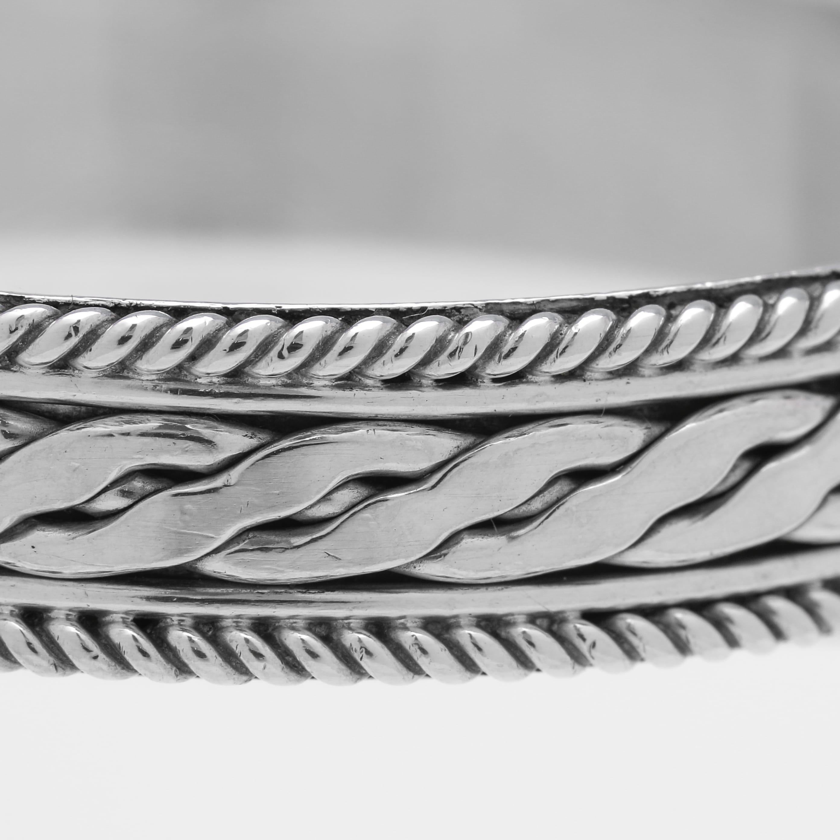 Argento 925 H. G. Murphy - Elegante set di 6 portatovaglioli in argento art déco - 1929 in vendita