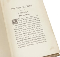 H. G. WELLS. The Time Machine. 1895 - FIRST AMERICAN EDITION FIRST ISSUE