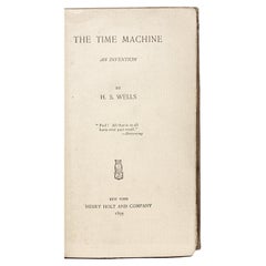 H. G. Wells, The Time Machine, First American Edition First Issue, 1895