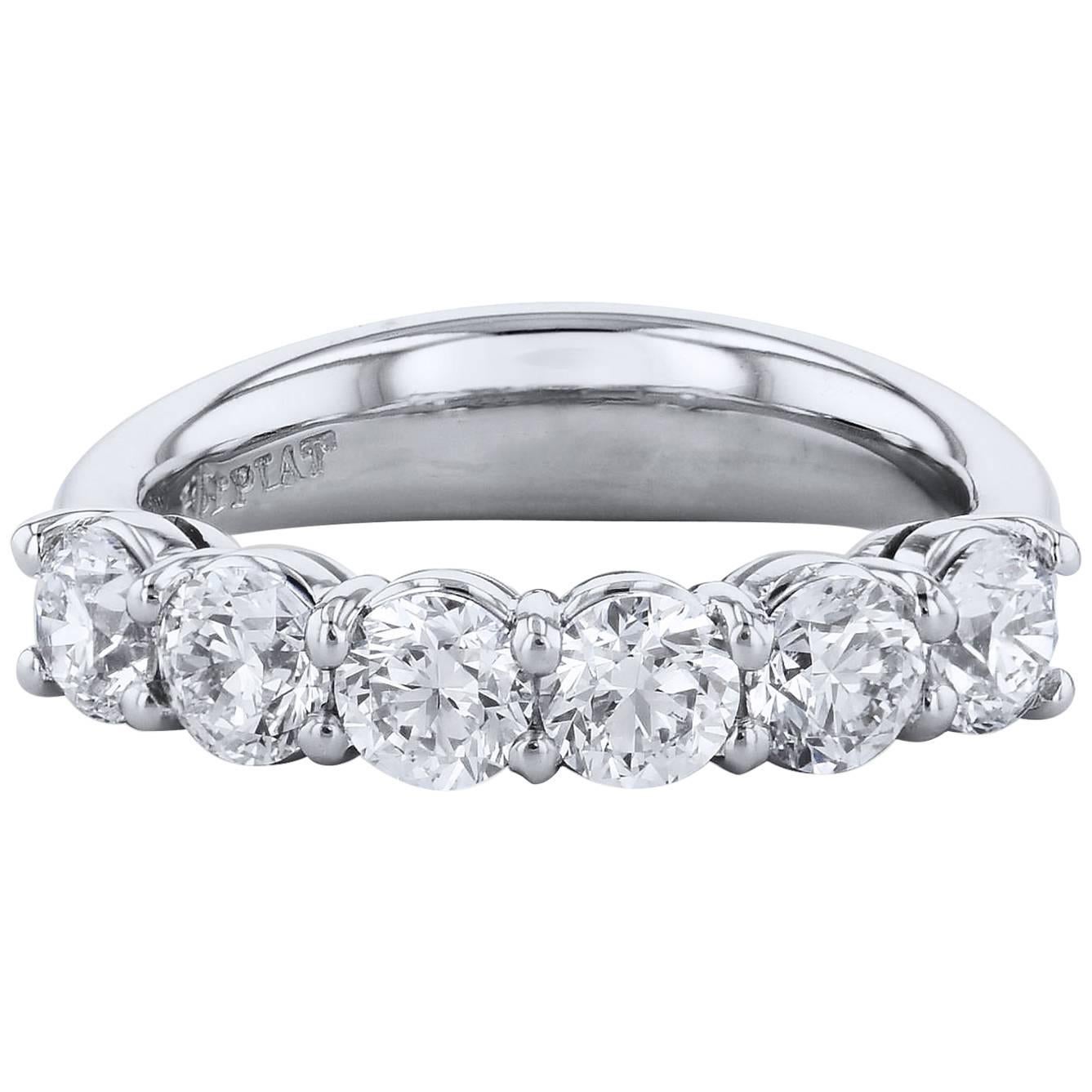 H & H 1.80 Carat Diamond Band Ring