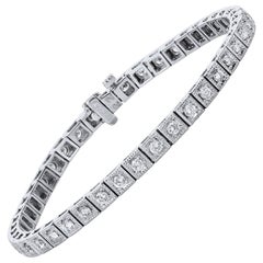 H & H 1.80 Carat Diamond Tennis Bracelet