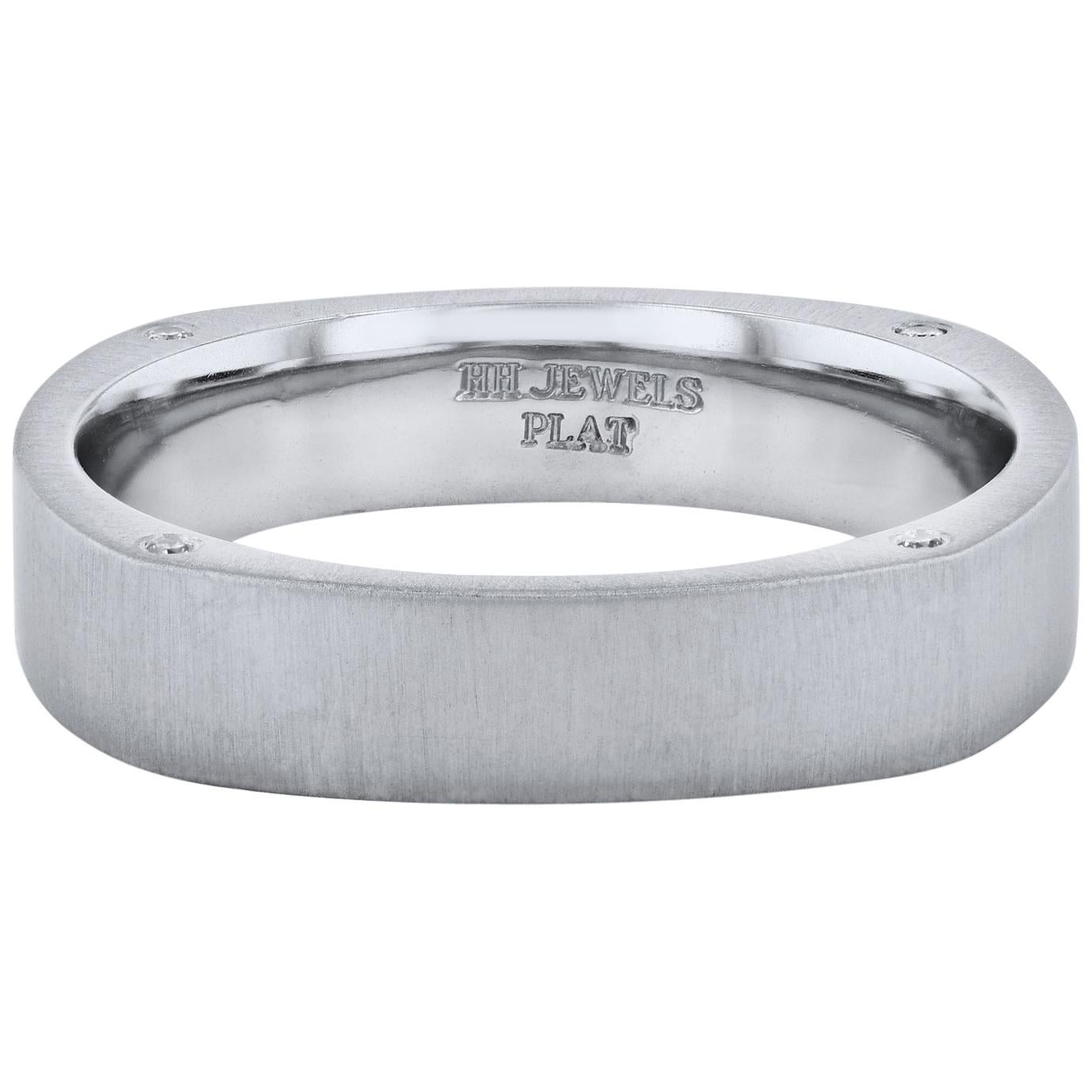 Fantastic Men's Diamond Platinum Ring For Sale at 1stDibs
