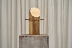 H. Hughes & Son Ship Binnacle Table Lamp in Patinated Brass