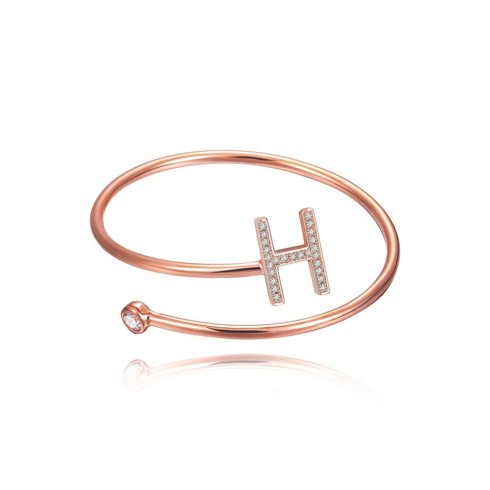 Nothing says YOU more than YOU. You are unique. You are bold.  You're not afraid to share who you are.  This initial wire bezel cuff is elegantly slimline while sharing a little bit about yourself with others. .925 sterling silver base also
