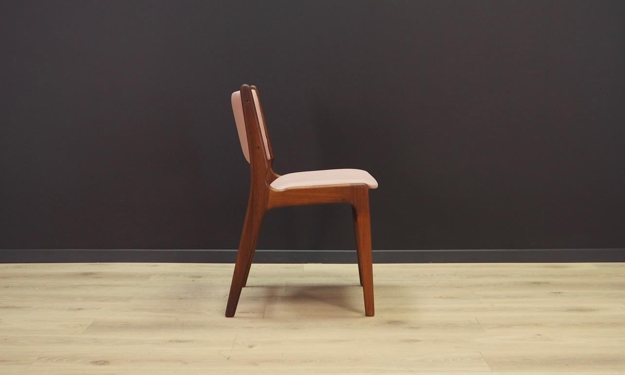 Woodwork H. Kjaernulf Chairs Vintage Danish Design