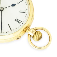 H. Lamb. A Rare English 52 Min Karrusel 18k Yellow Gold C1900