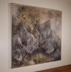 H Lee Hirsche Impasto (1927-2008), Mountain Storm, 1961, Mixed Media paint impas