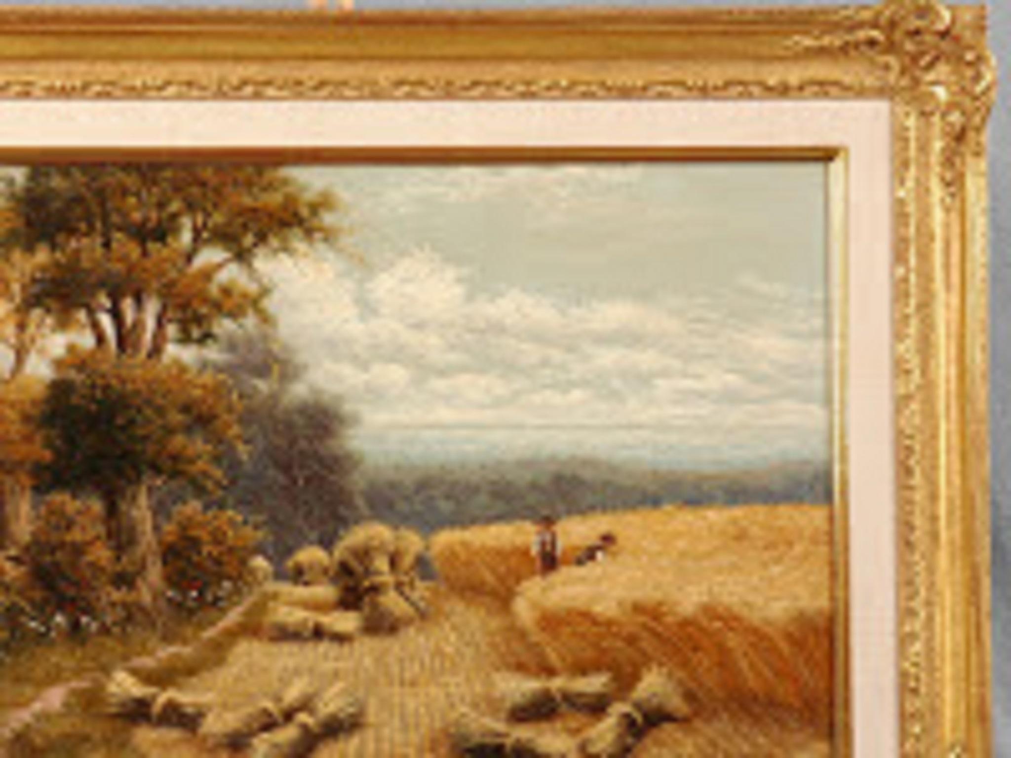 19th Century H. Livens Oil Painting 