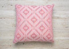 Hermes Pillow H Losange, Off-White Backing
