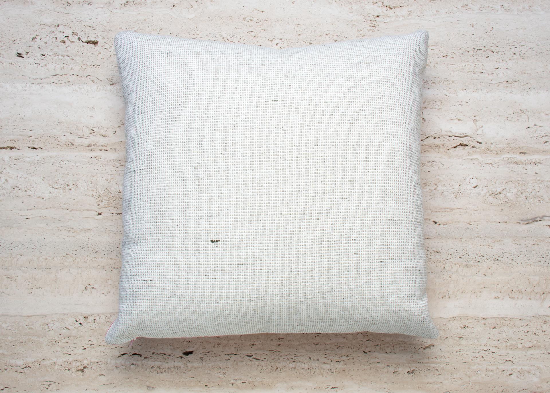 Modern Hermes Pillow H Losange, Off-White Backing For Sale