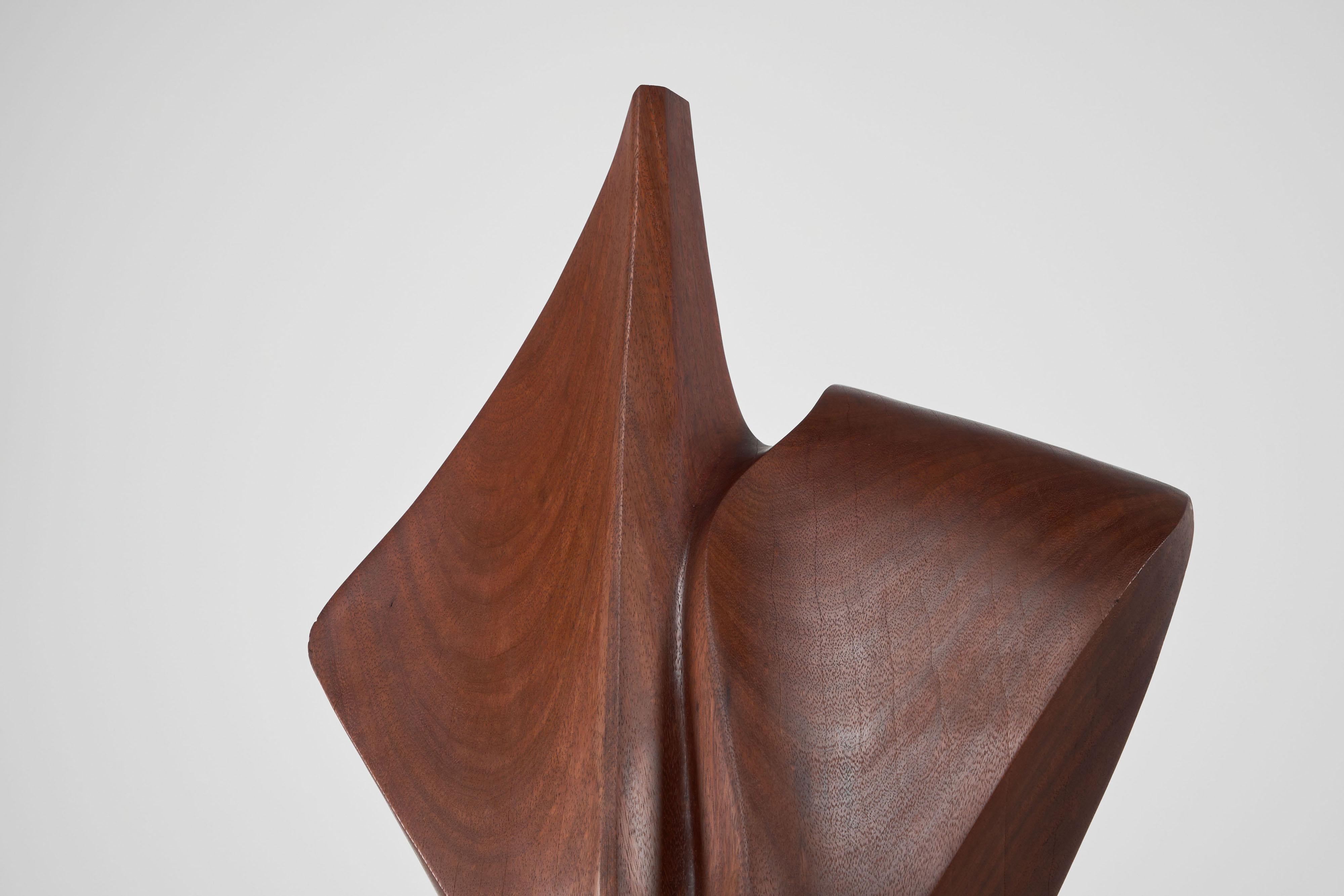 H Louis Noel abstract kambala sculpture Belgium 1989 For Sale 1