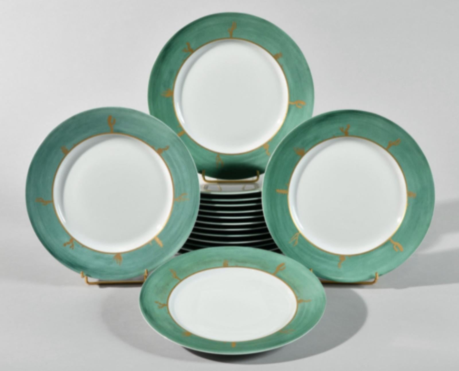 H. Mc CONNICO & DAUM, partie de service Porcelaine Cactus 2