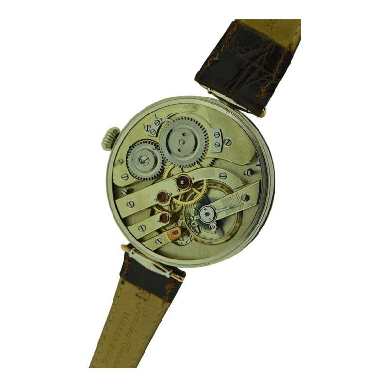 Men's H. Moser & Cie Oversized Wristwatch, circa 1920s