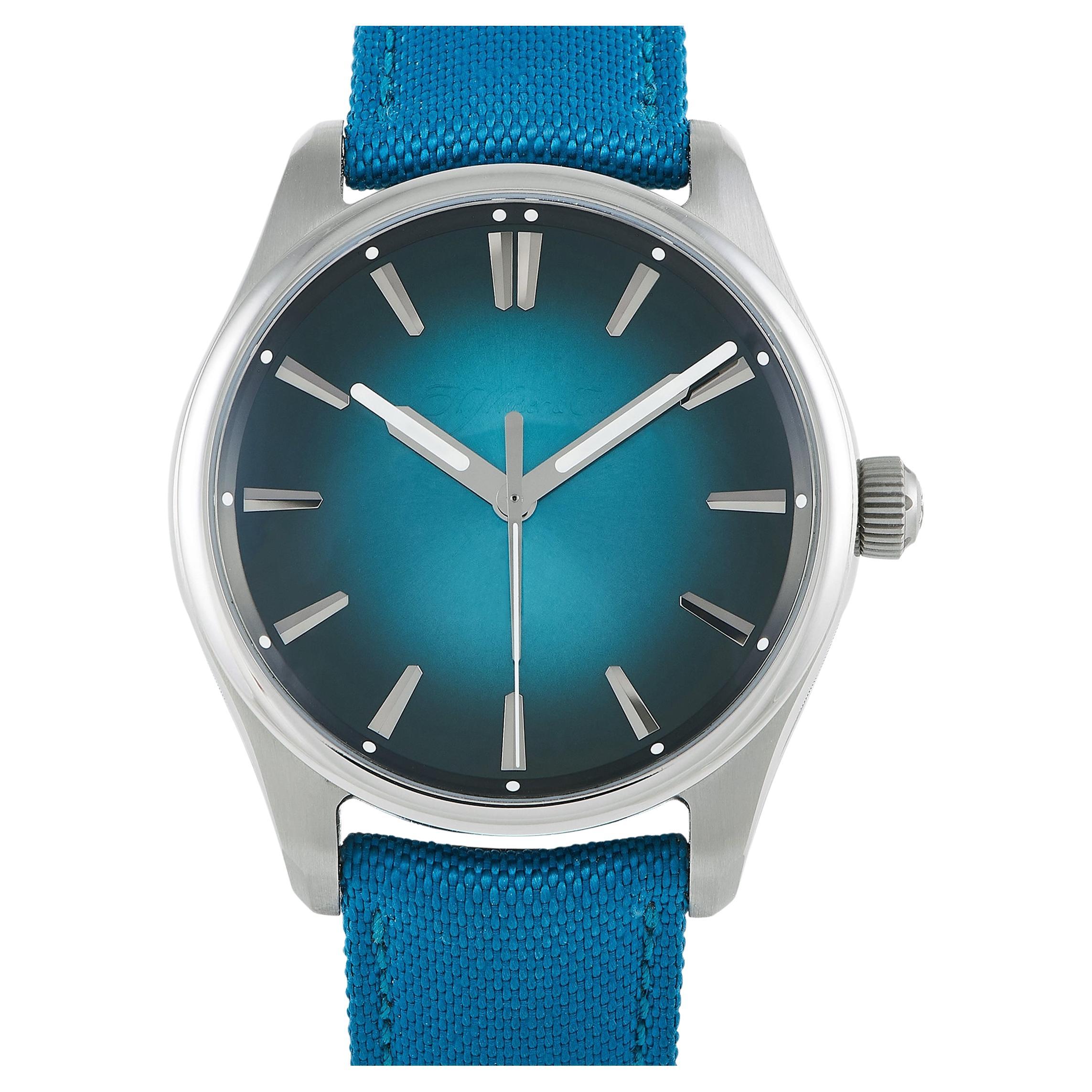 H. Moser & Cie Pioneer Center Seconds Mega Cool Blue Lagoon Watch 3200.1214