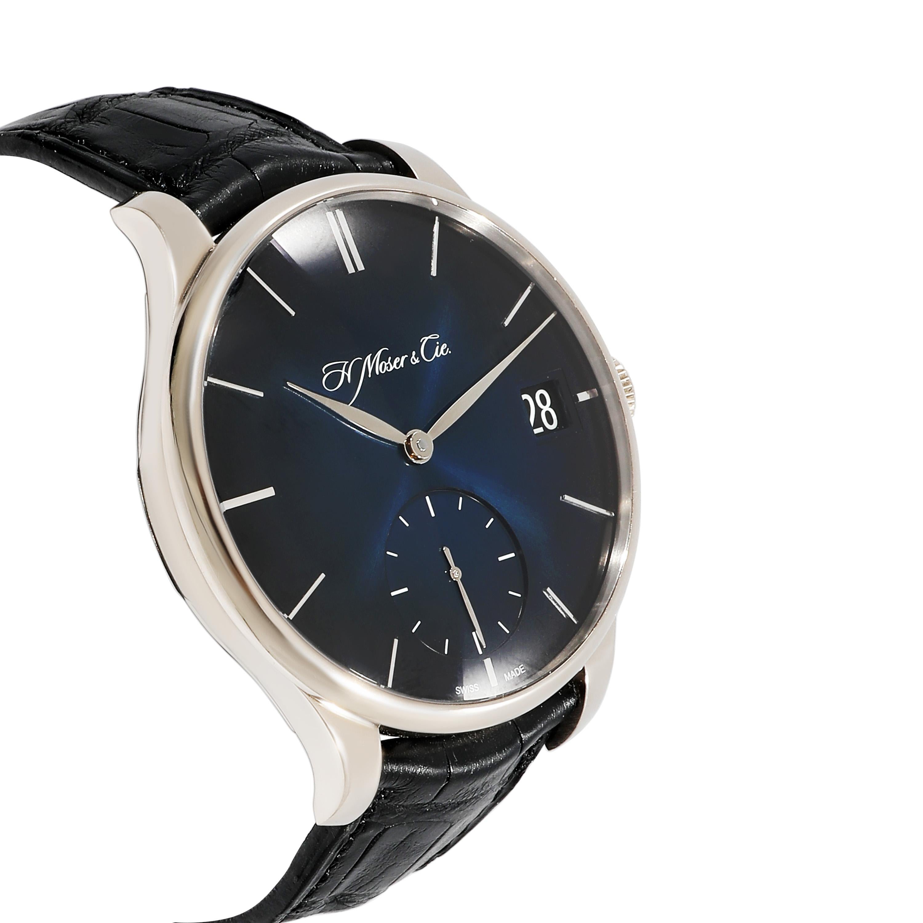 H. Moser & Cie. Venturer Big Date 2100-0202 Men's Watch in 18kt White Gold For Sale 1