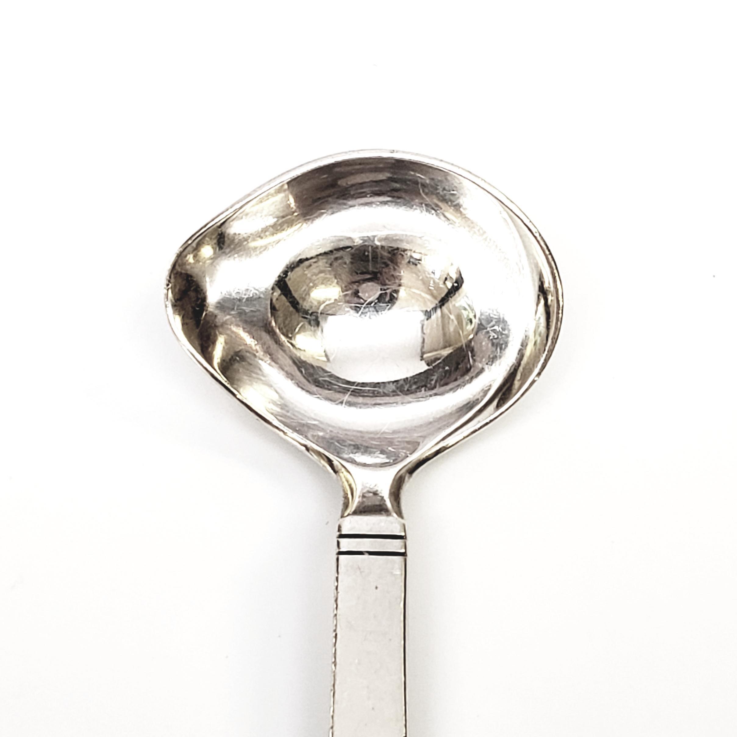 H. Nils Denmark Sterling Silver Sauce Ladle, No Monogram In Good Condition In Washington Depot, CT