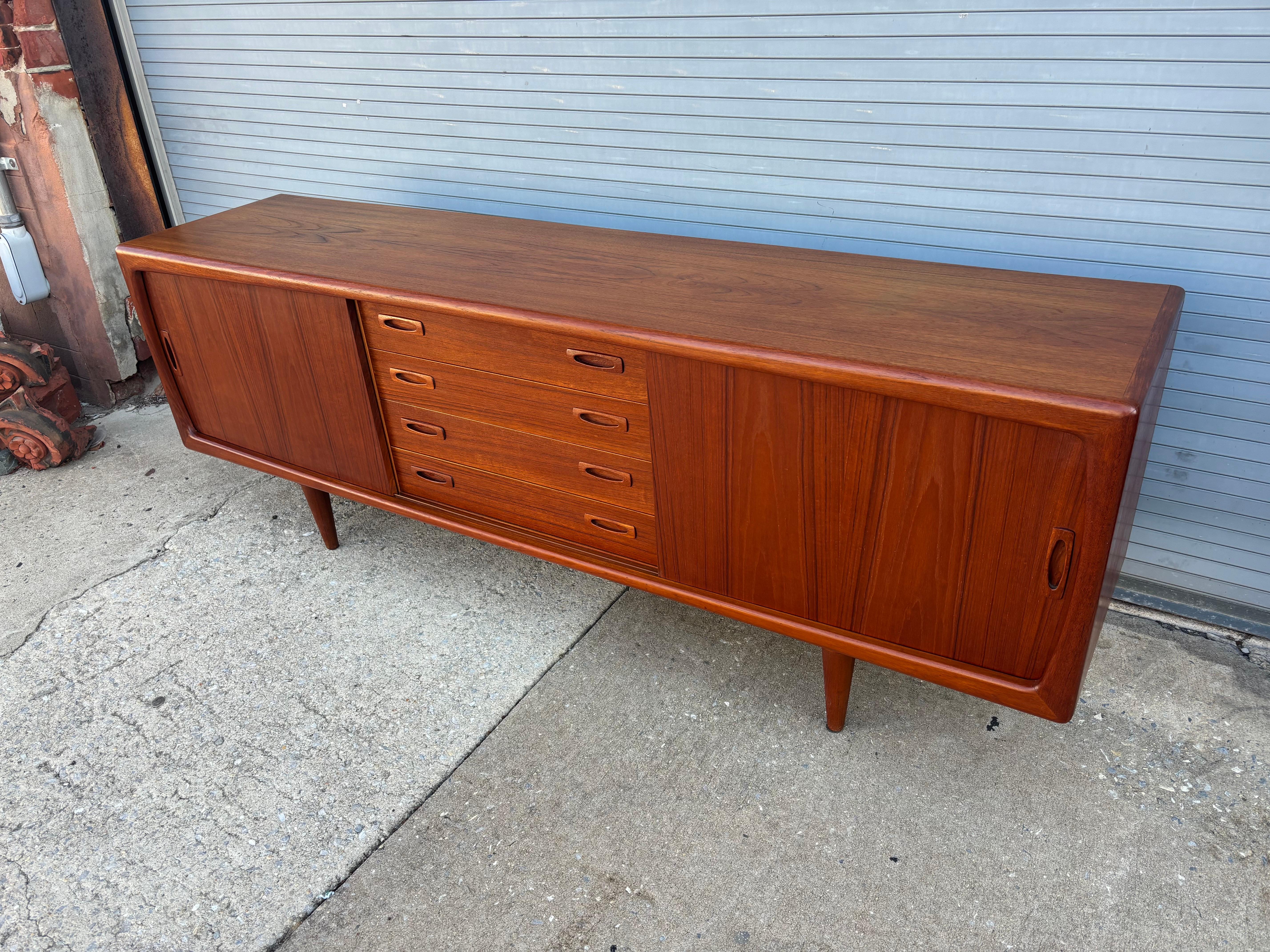 H. P. Hansen Teak Credenza For Sale 7