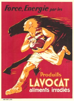 Original 'Produits Lavocat' vintage poster for Force and Energy