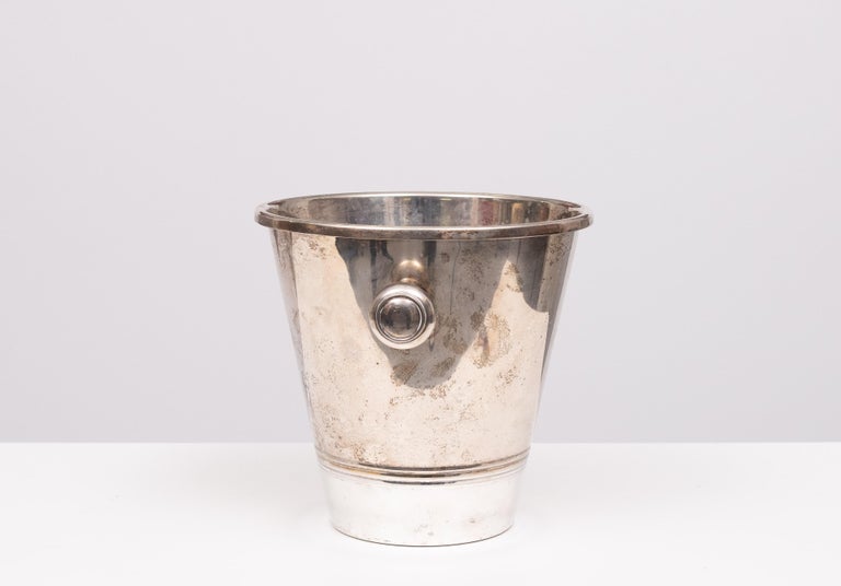 Seau à Champagne / Rafraîchisseur Ancien – Ercuis – Modèle Luxe avec Grille Étoiles – Vintage Collection France - Arts de la table