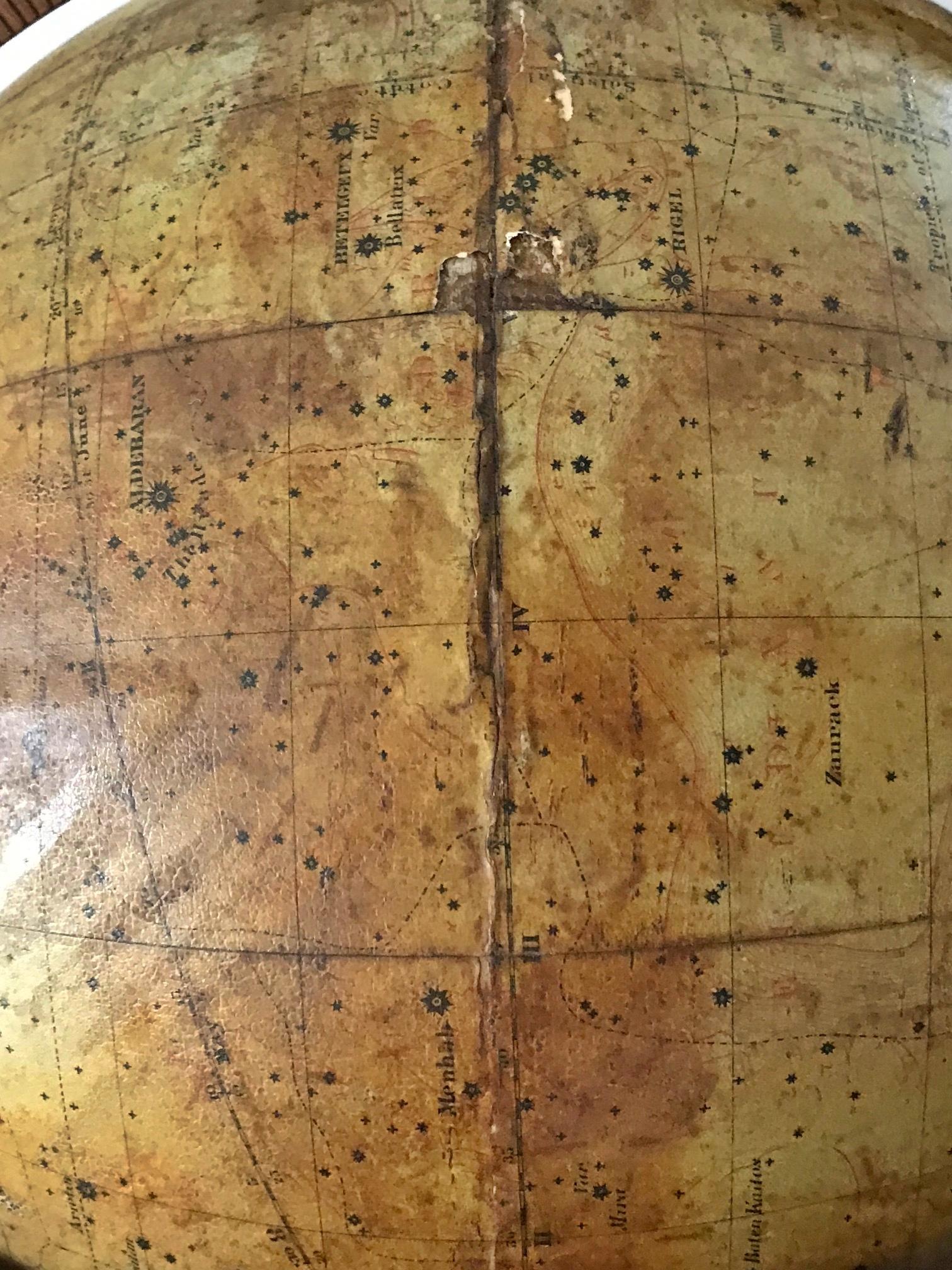 H. Schedler's Celestial Globe ‘12 Inches Diameter’, Patented November 1868 For Sale 7