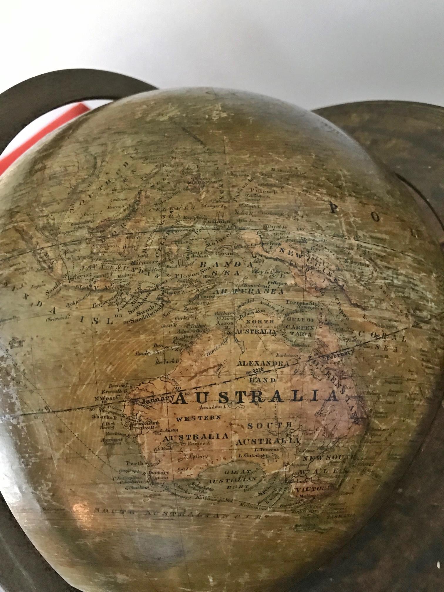 H. Schedler's Terrestrial Globe Copyright, 1889 For Sale 10