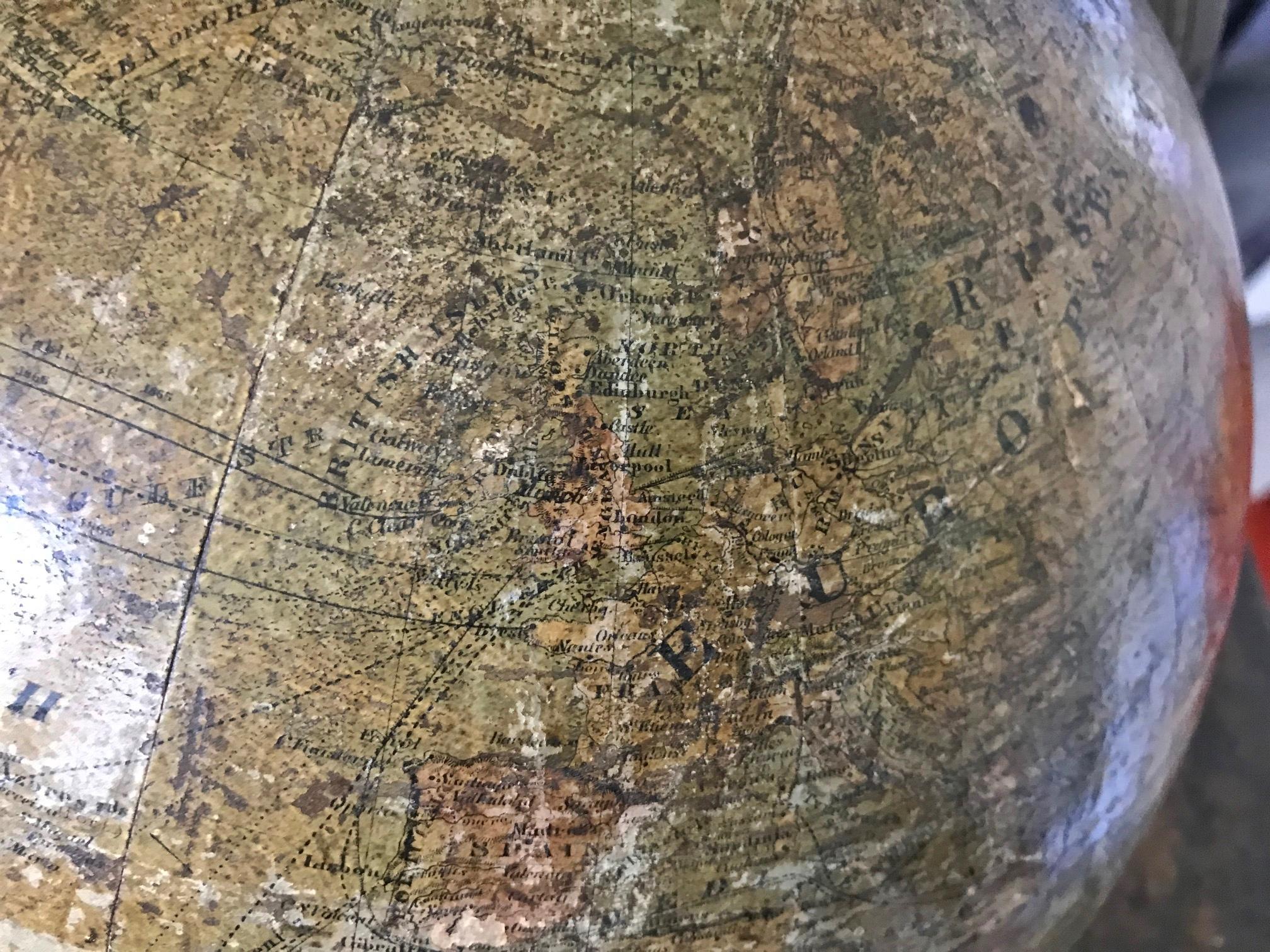H. Schedler's Terrestrial Globe Copyright, 1889 For Sale 1