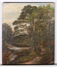Antique H. Seargant - Late 19th Century Oil, Bend In The River