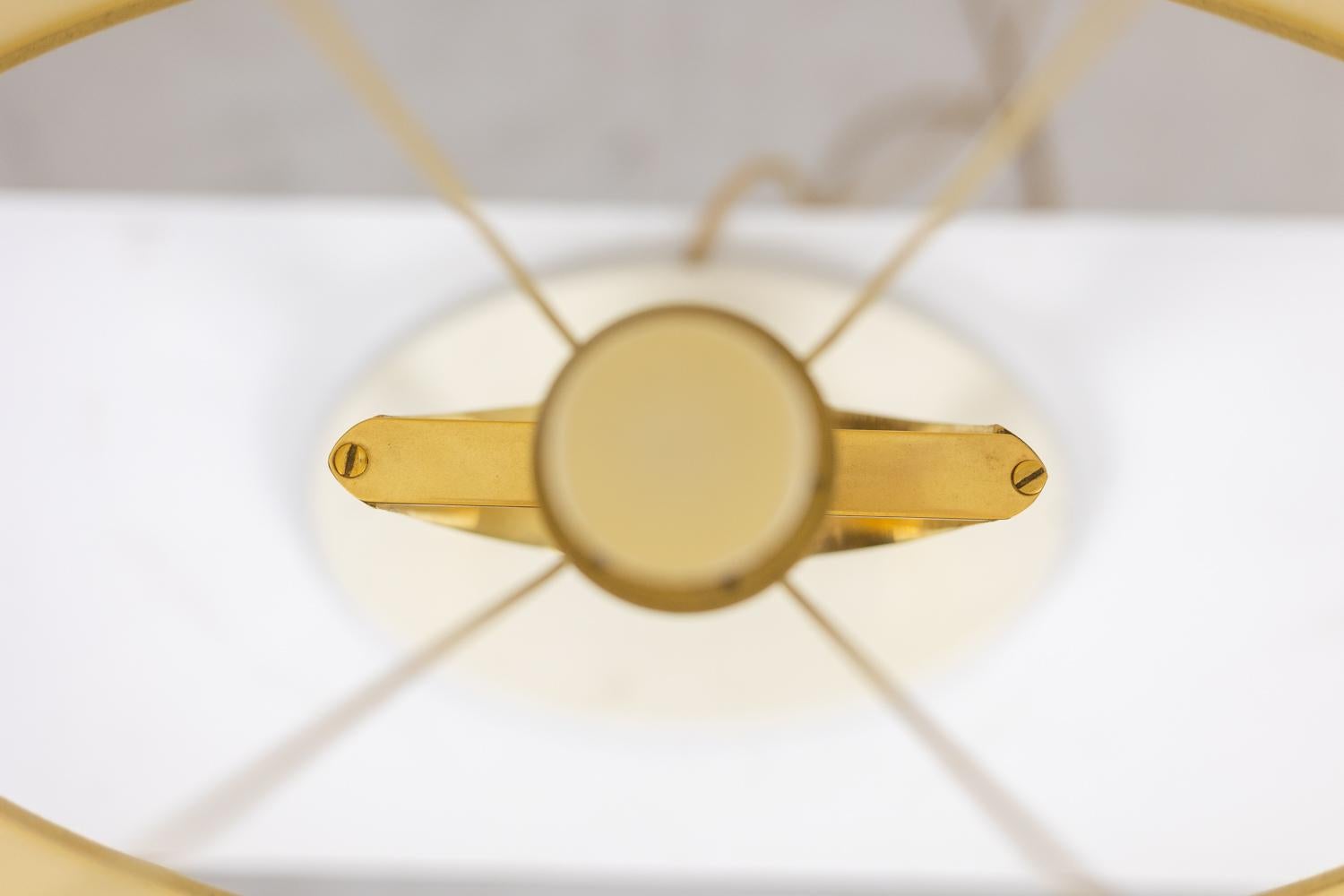 Lampe en forme de H en bronze doré. 20e siècle. en vente 2