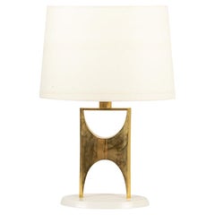 H-shaped gilded bronze lamp. 20th century.