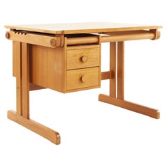 Retro H. Sigh & Søns Mid Century Teak Adjustable Drafting Desk