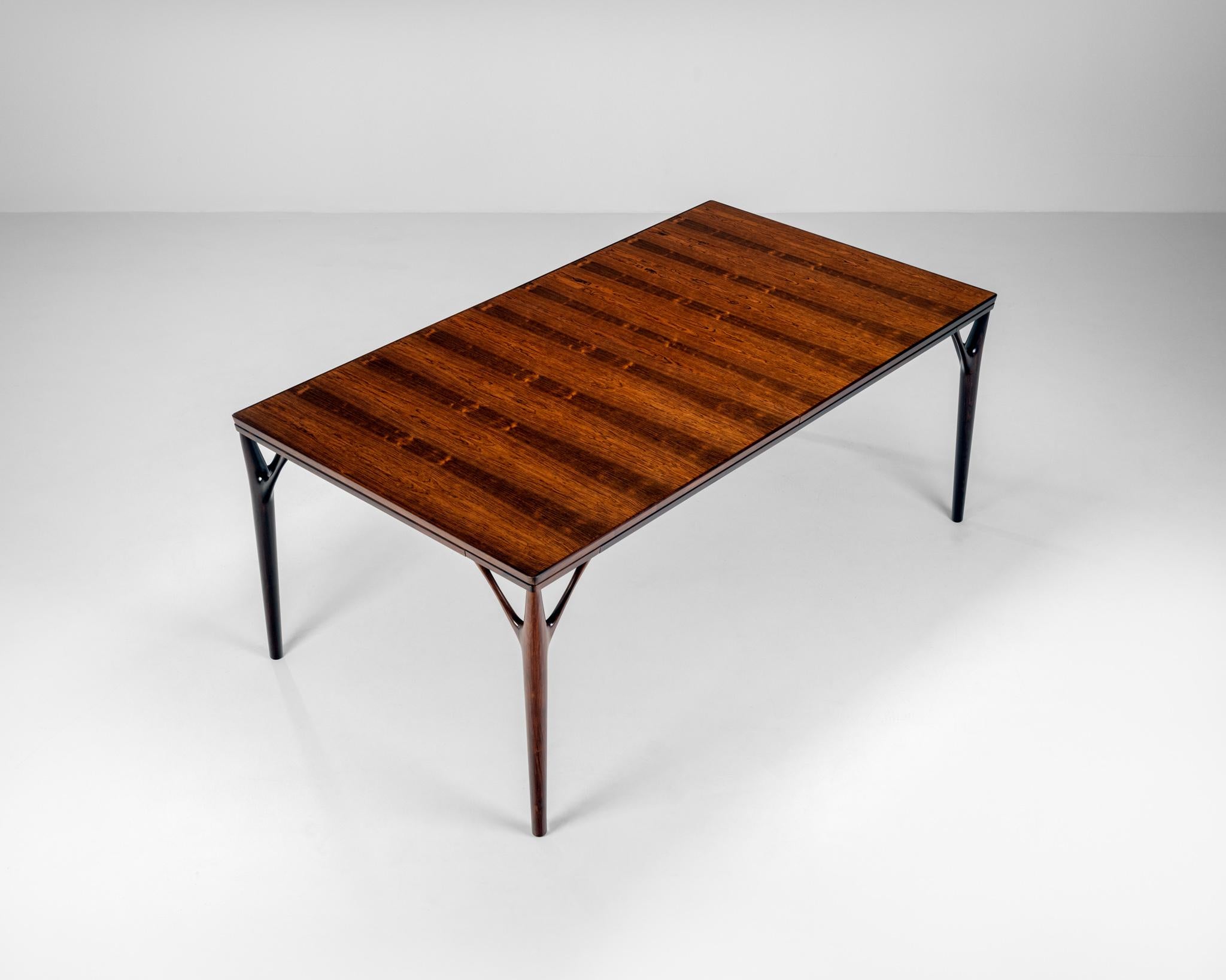 Danish H. Sigh & Son Rosewood Dining Table, Denmark c1960 For Sale