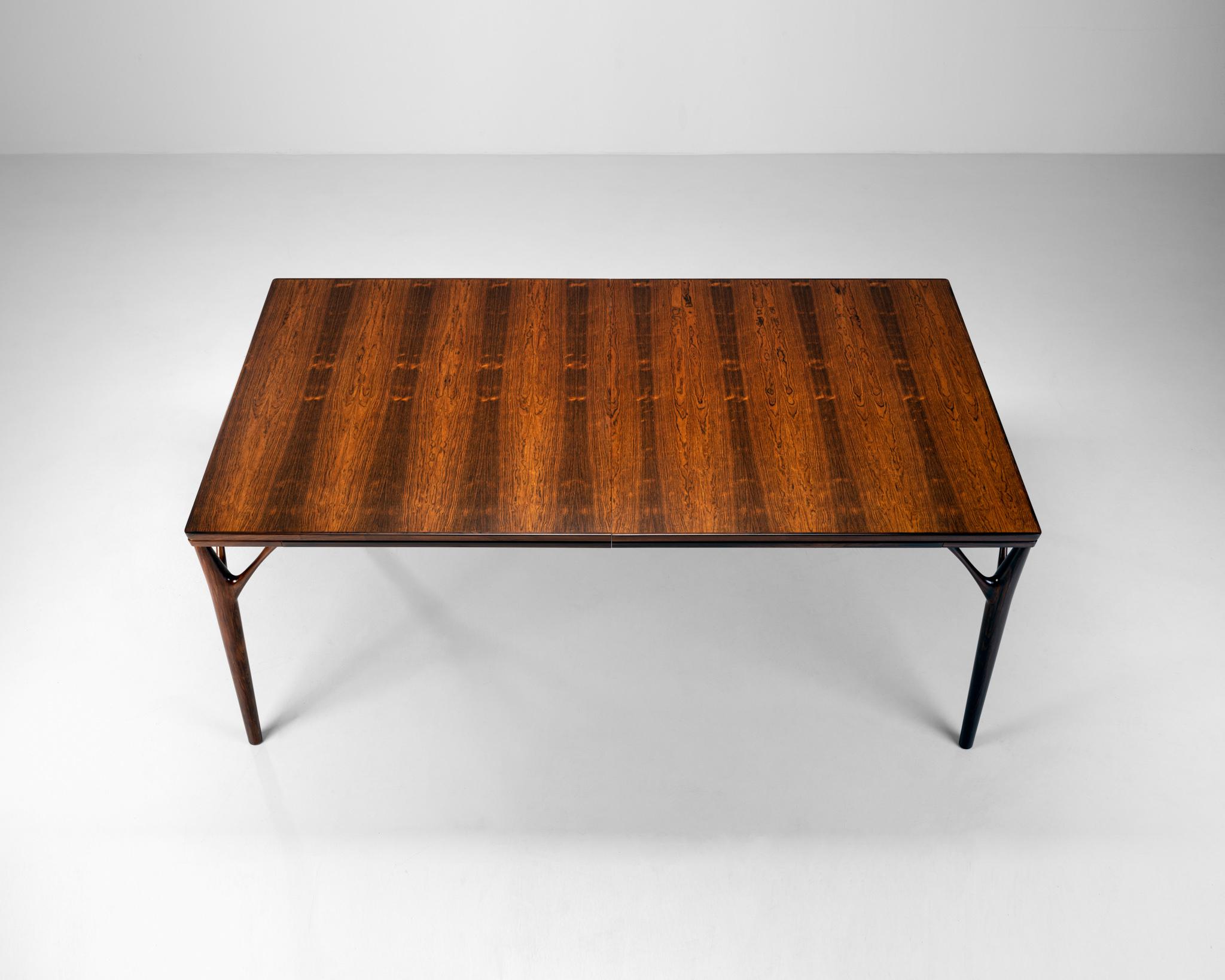 H. Sigh & Son Rosewood Dining Table, Denmark c1960 For Sale 1