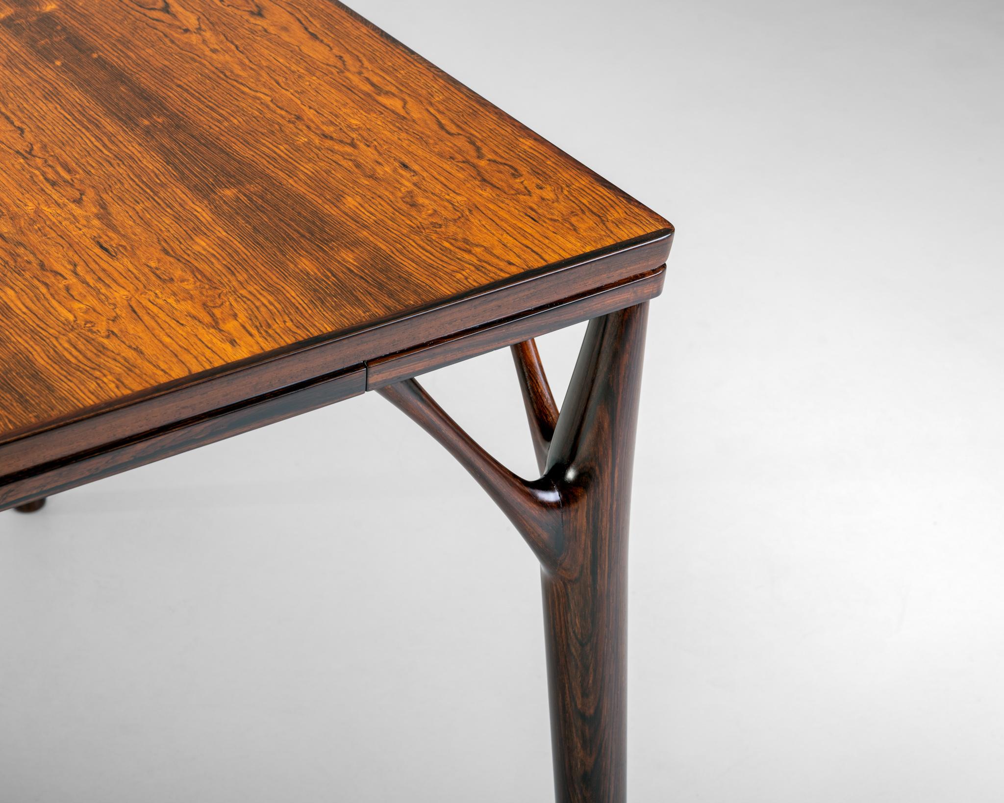 H. Sigh & Son Rosewood Dining Table, Denmark c1960 For Sale 3
