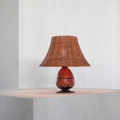 H. Steinpatz Colorful Amsterdamse School Arts & Crafts Table Lamp