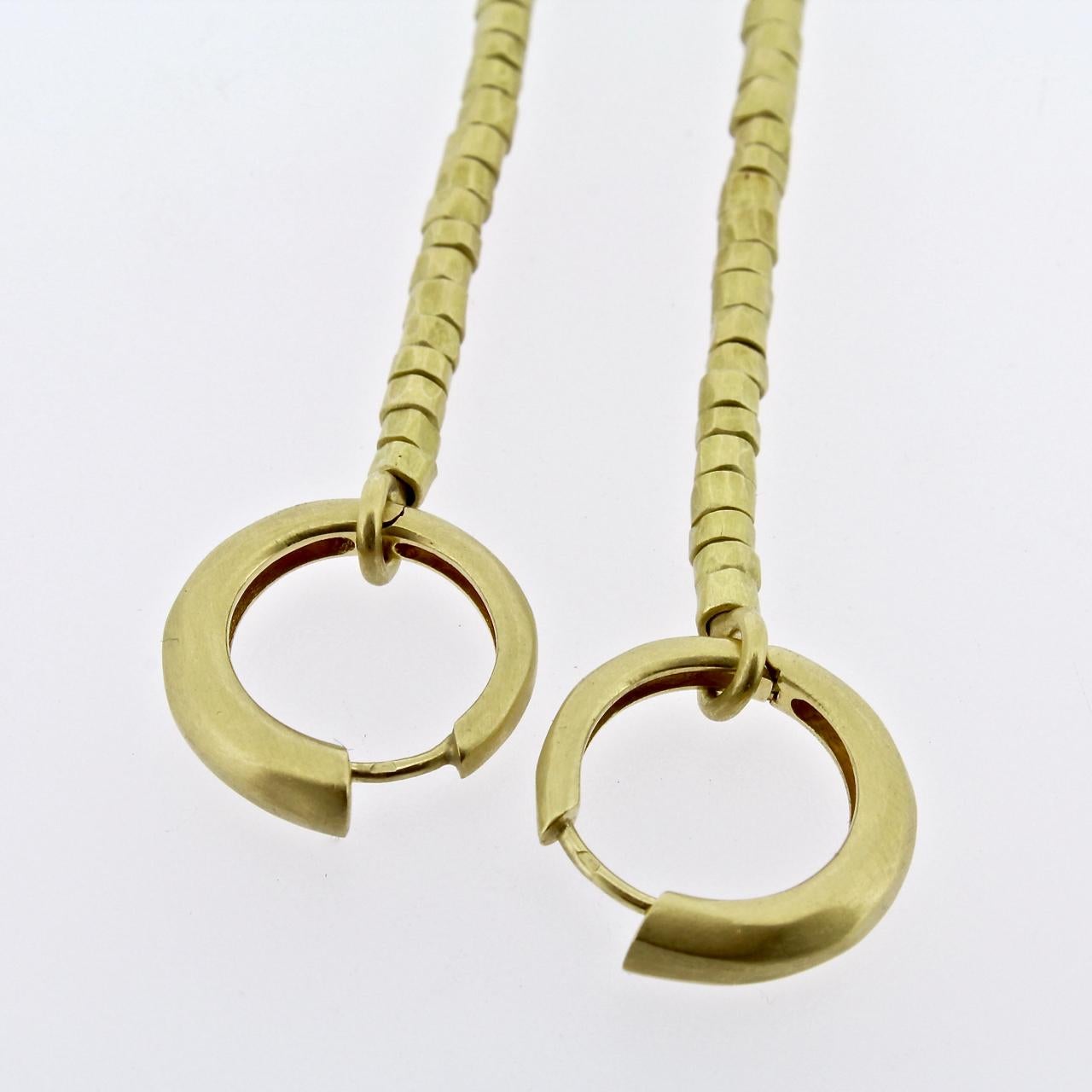 H Stern 18-Karat 'Golden Beads' Hoop & Tassel Earrings 5