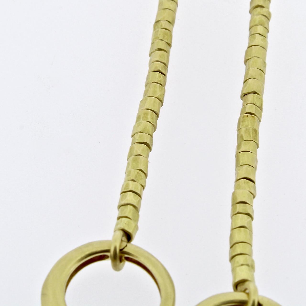 H Stern 18-Karat 'Golden Beads' Hoop & Tassel Earrings 6