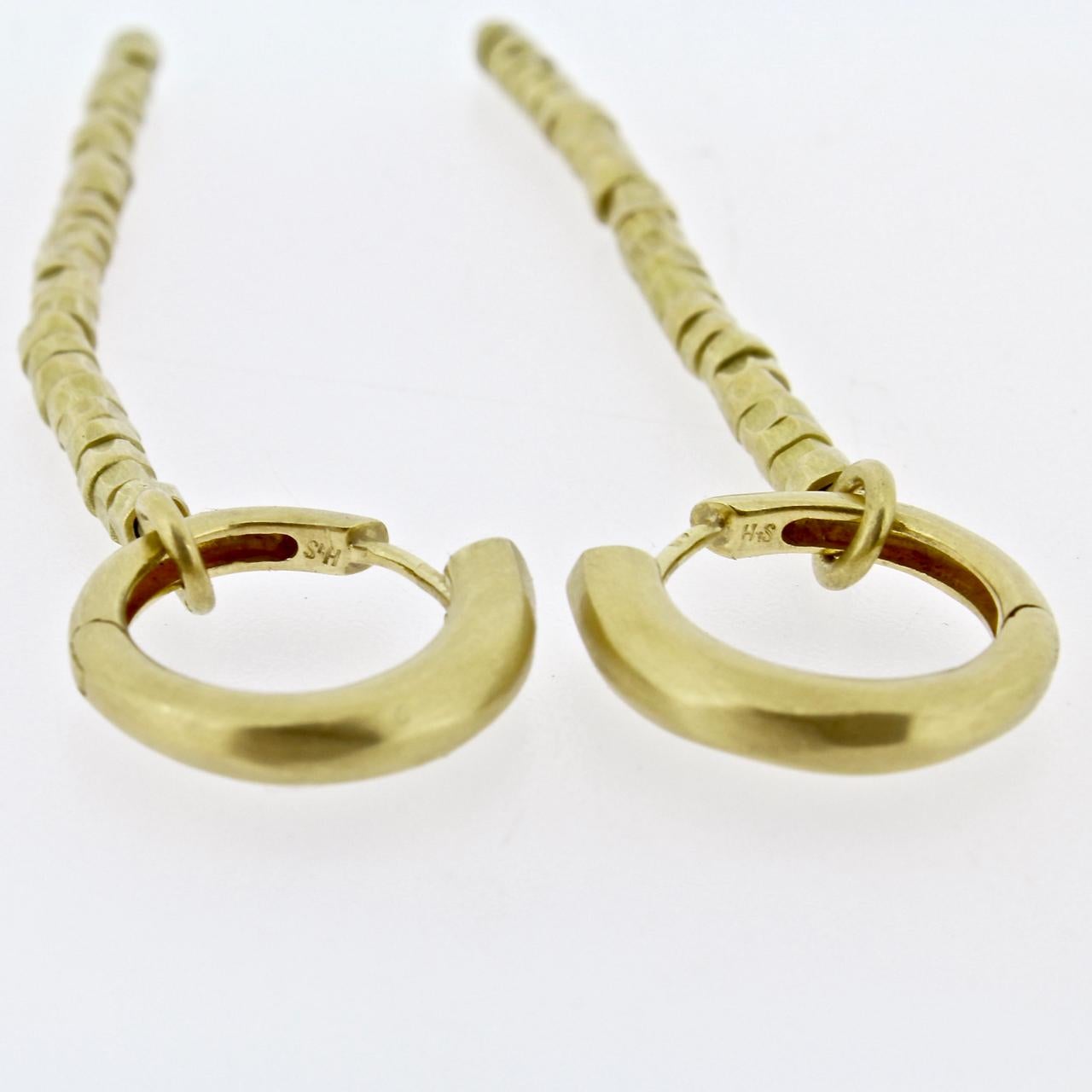 H Stern 18-Karat 'Golden Beads' Hoop & Tassel Earrings 7