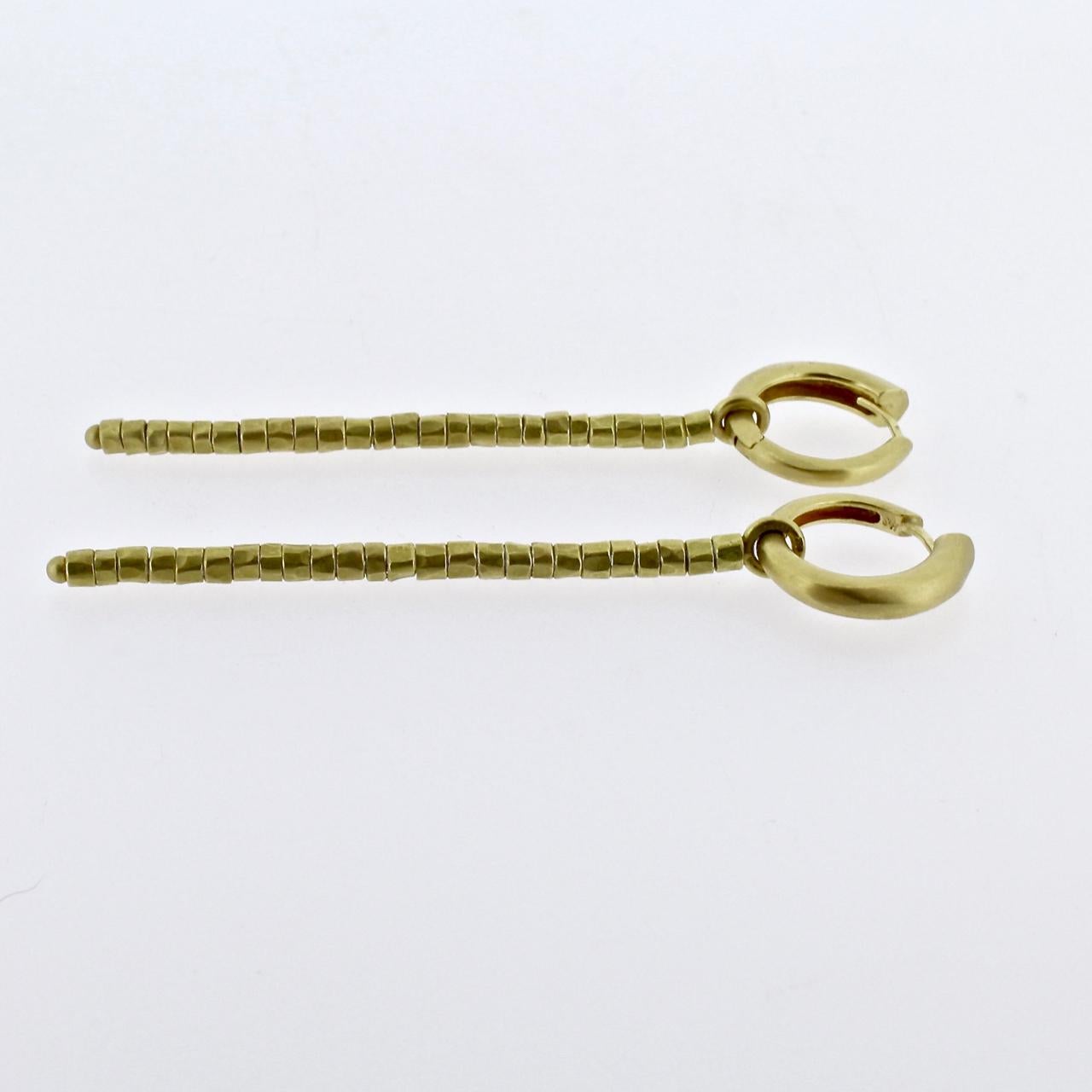 H Stern 18-Karat 'Golden Beads' Hoop & Tassel Earrings 2