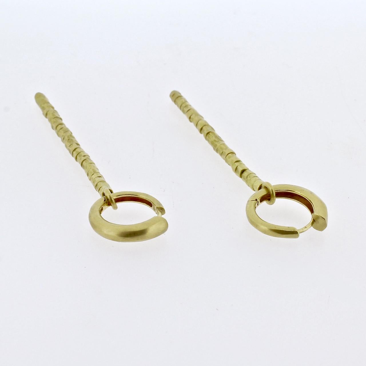 H Stern 18-Karat 'Golden Beads' Hoop & Tassel Earrings 3