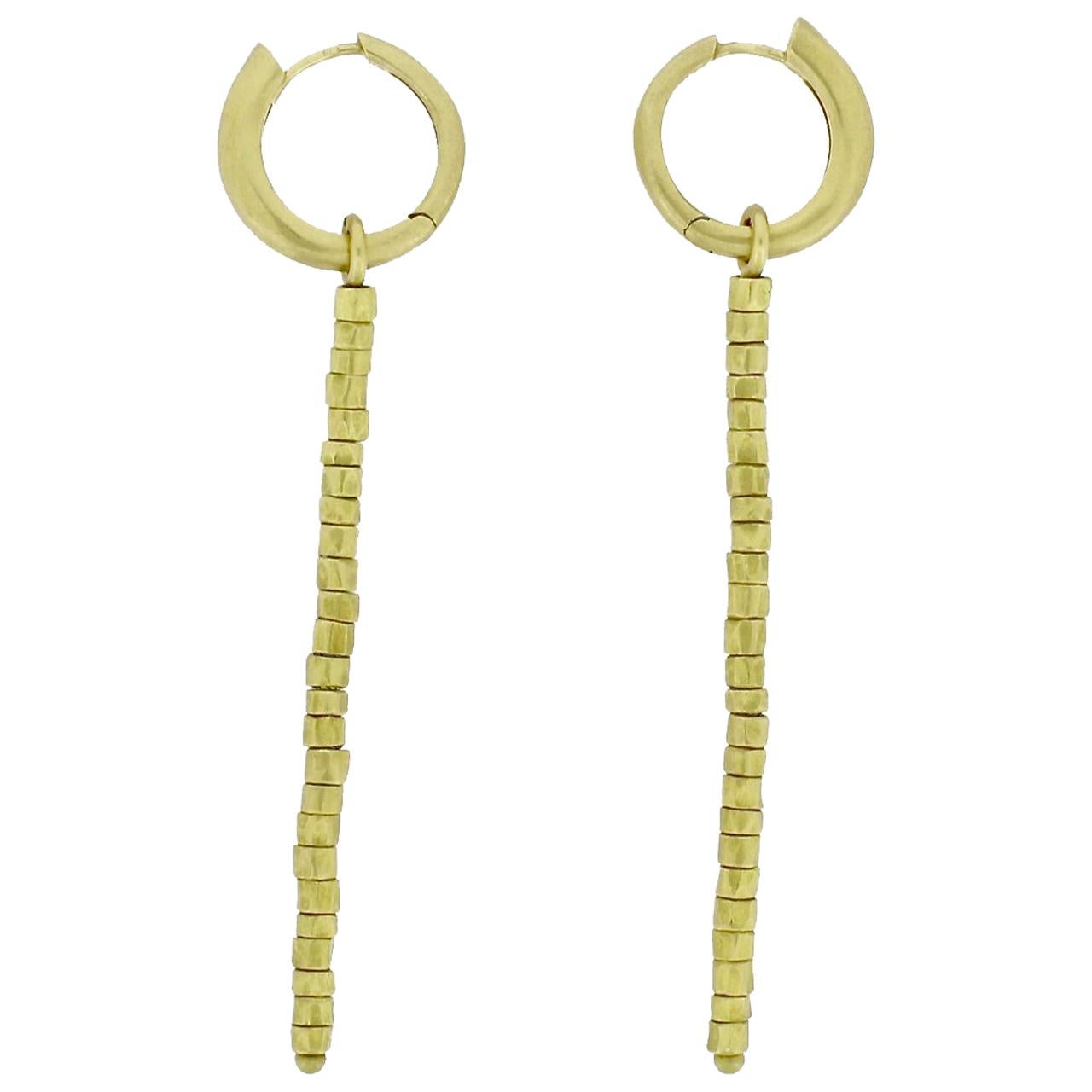 H Stern 18-Karat 'Golden Beads' Hoop & Tassel Earrings