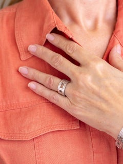 H. Stern 18 Karat White Gold & Diamond 'Metropolis' Ring