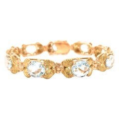H Stern 18K Aqua Link Bracelet Yellow Gold