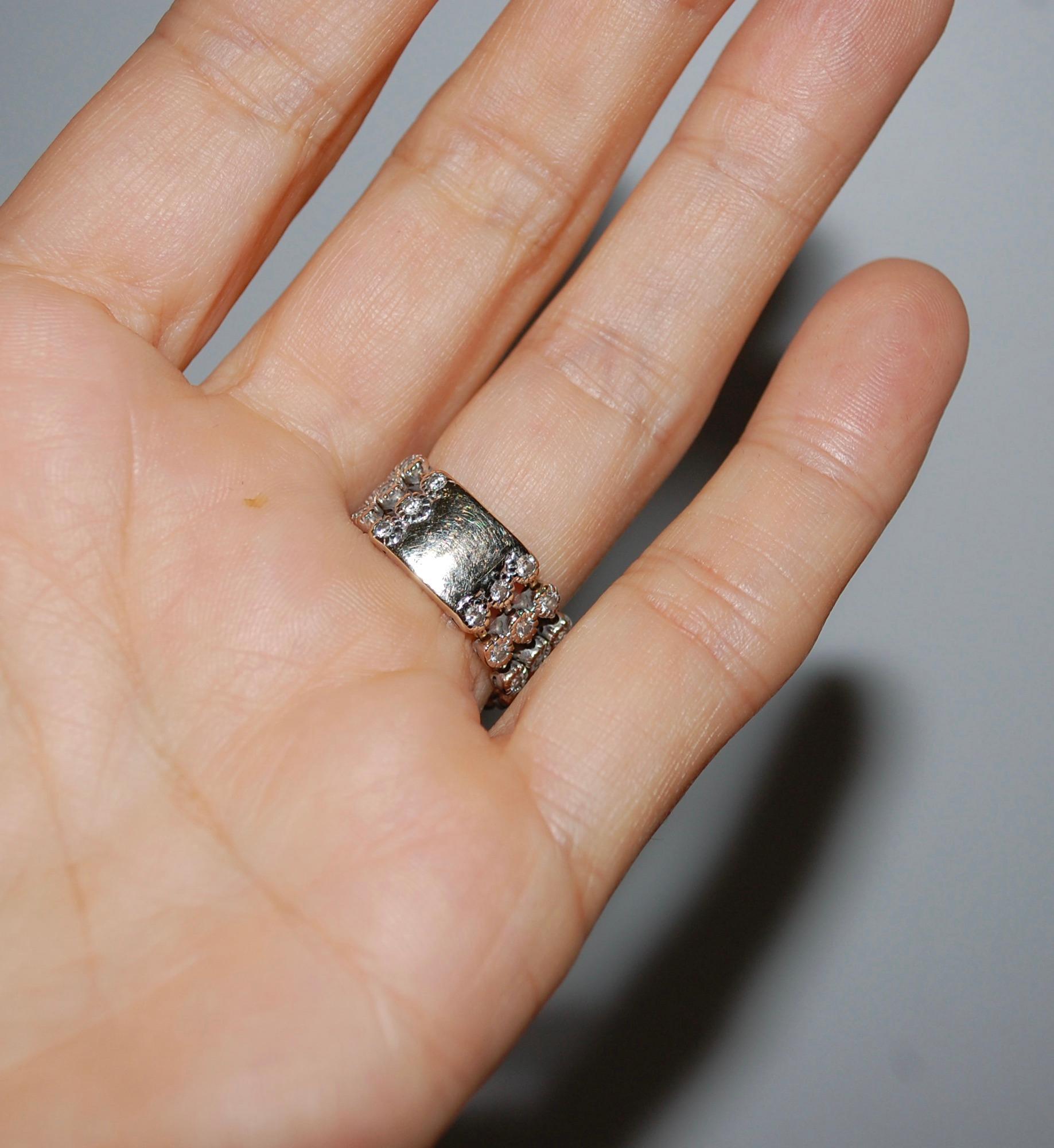 H. Stern Ring aus 18 Karat Gold und Diamanten (Brillantschliff) im Angebot