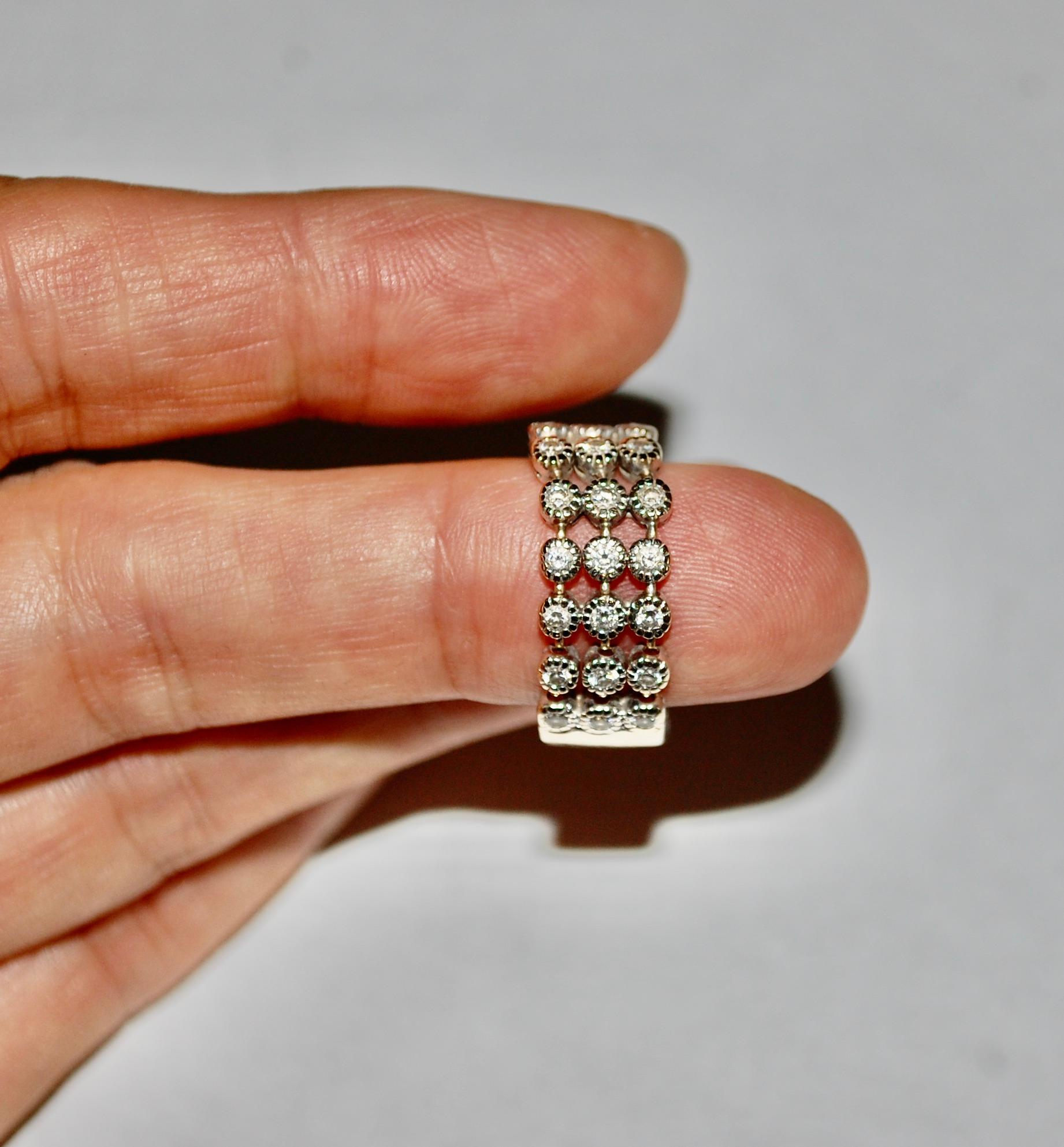 H. Stern Ring aus 18 Karat Gold und Diamanten im Zustand „Hervorragend“ im Angebot in Lake Worth, FL