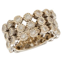 Retro H. Stern 18k Gold and Diamond Ring